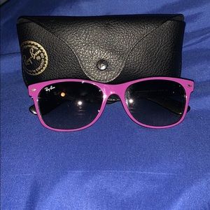 Ray Ban purple new wayfarer. 55m